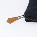 HERMES Fourre Tout Perth Wallet Cotton Black Silver Auth am12528A-8