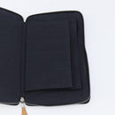 HERMES Fourre Tout Perth Wallet Cotton Black Silver Auth am12528A-17