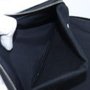 HERMES Fourre Tout Perth Wallet Cotton Black Silver Auth am12528A-19