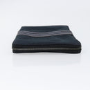 HERMES Fourre Tout Perth Wallet Cotton Black Silver Auth am12528A-3