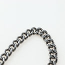 Stella MacCartney Chain Falabella Bag Suede Black Silver 371223 Auth am12535V-10