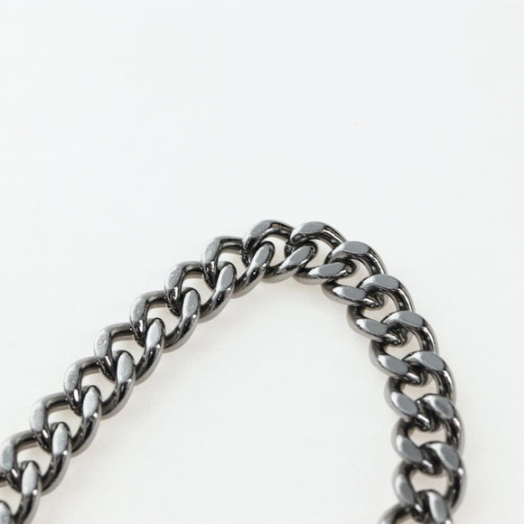 Stella MacCartney Chain Falabella Bag Suede Black Silver 371223 Auth am12535V