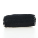 Stella MacCartney Chain Falabella Bag Suede Black Silver 371223 Auth am12535V-11
