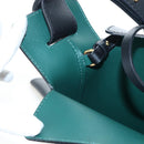 BURBERRY Bucket Shoulder Bag Leather Black Gold Auth am12540V-10