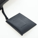 BURBERRY Bucket Shoulder Bag Leather Black Gold Auth am12540V-26