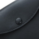 BURBERRY Bucket Shoulder Bag Leather Black Gold Auth am12540V-29