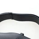 BURBERRY Bucket Shoulder Bag Leather Black Gold Auth am12540V-14
