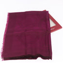 Salvatore Ferragamo Gancini Stole Silk Purple Auth am12542M-11