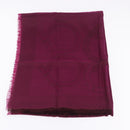Salvatore Ferragamo Gancini Stole Silk Purple Auth am12542M-2