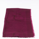 Salvatore Ferragamo Gancini Stole Silk Purple Auth am12542M-3