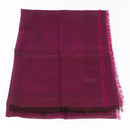 Salvatore Ferragamo Gancini Stole Silk Purple Auth am12542M-4