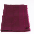 Salvatore Ferragamo Gancini Stole Silk Purple Auth am12542M-8