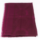 Salvatore Ferragamo Gancini Stole Silk Purple Auth am12542M-9