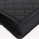 CHANEL Matelasse Push Lock Shoulder Bag Lamb Skin Black Gold CC Auth am12544M-16