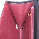 CHANEL Matelasse Push Lock Shoulder Bag Lamb Skin Black Gold CC Auth am12544M-24