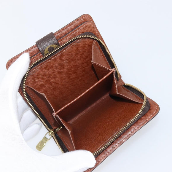 LOUIS VUITTON Monogram Compact Zip Wallet M61667 LV Auth am12547V