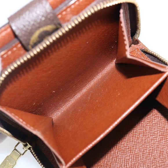 LOUIS VUITTON Monogram Compact Zip Wallet M61667 LV Auth am12547V