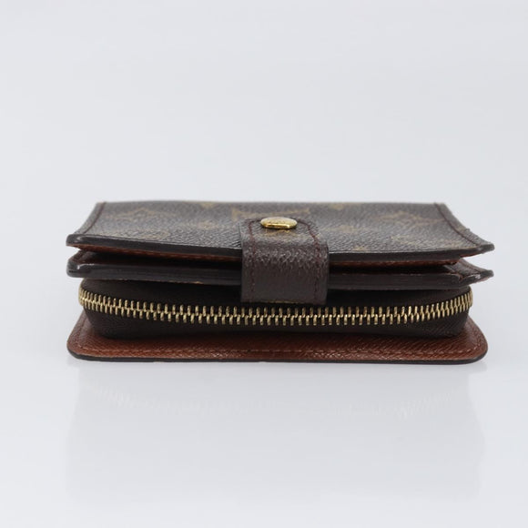 LOUIS VUITTON Monogram Compact Zip Wallet M61667 LV Auth am12547V