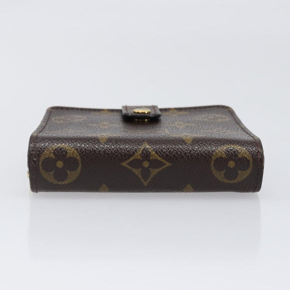 LOUIS VUITTON Monogram Compact Zip Wallet M61667 LV Auth am12547V