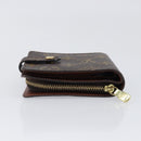 LOUIS VUITTON Monogram Compact Zip Wallet M61667 LV Auth am12547V-5