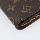 LOUIS VUITTON Monogram Compact Zip Wallet M61667 LV Auth am12547V-14