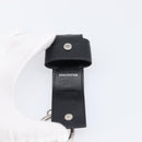 BALENCIAGA Air Pods case Earphone case Leather Black Silver 659926 Auth am12548M-9