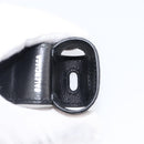 BALENCIAGA Air Pods case Earphone case Leather Black Silver 659926 Auth am12548M-10