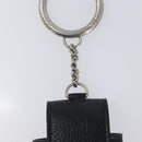 BALENCIAGA Air Pods case Earphone case Leather Black Silver 659926 Auth am12548M-3