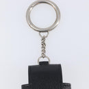 BALENCIAGA Air Pods case Earphone case Leather Black Silver 659926 Auth am12548M-6
