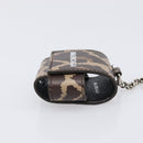 BALENCIAGA Camouflage AirPods Case Earphone case PVC Beige Brown 655679 Auth am12549M-10