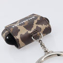 BALENCIAGA Camouflage AirPods Case Earphone case PVC Beige Brown 655679 Auth am12549M-12