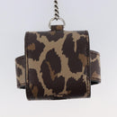 BALENCIAGA Camouflage AirPods Case Earphone case PVC Beige Brown 655679 Auth am12549M-9