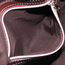 Chloe Patsy Hand Bag Leather Brown Silver Auth am12552A-22
