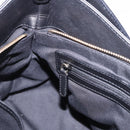 BVLGARI Chandra Hand Bag Leather Black Gold Auth am12554M-21