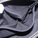 BVLGARI Chandra Hand Bag Leather Black Gold Auth am12554M-22