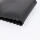 GUCCI Interlocking G Compact Bifold Wallet Leather Black 115219 Auth am12557V-10