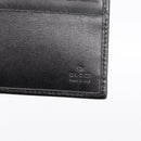 GUCCI Interlocking G Compact Bifold Wallet Leather Black 115219 Auth am12557V-12