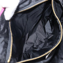 Miu Miu Shoulder Hand Bag Leather Pink Gold Auth am12558A-22