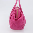 Miu Miu Shoulder Hand Bag Leather Pink Gold Auth am12558A-3