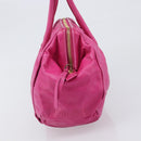 Miu Miu Shoulder Hand Bag Leather Pink Gold Auth am12558A-4