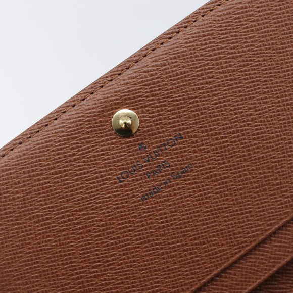 LOUIS VUITTON Porte Monnaie Billets Tresor Wallet M61730 LV Auth am12559V