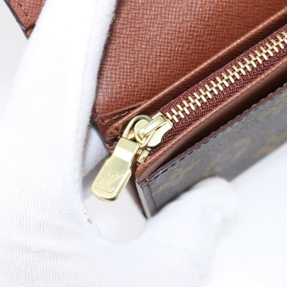 LOUIS VUITTON Porte Monnaie Billets Tresor Wallet M61730 LV Auth am12559V