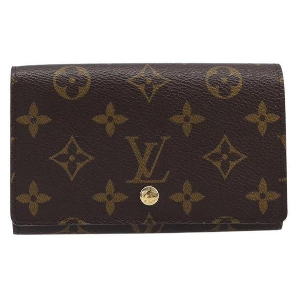 LOUIS VUITTON Porte Monnaie Billets Tresor Wallet M61730 LV Auth am12559V