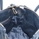 Miu Miu Matelasse Hand Bag Leather 2way Black Gold Auth am12563V-23