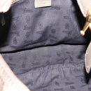 GUCCI GG Canvas Guccissima Shoulder Bag Leather Gray Gold 211966 Auth am12566V-10