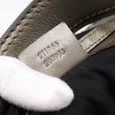 GUCCI GG Canvas Guccissima Shoulder Bag Leather Gray Gold 211966 Auth am12566V-11