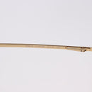CHANEL CC Rimless Rhinestone Sunglasses metal Brown CC Auth am12569M-15