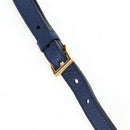 PRADA Ready lock Hand Bag Taurillon Clemence Leather 2way Blue Auth am12570V-16