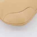 PRADA Shoulder Bag Leather Beige Silver BR3373 Auth am12571V-13