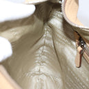 PRADA Shoulder Bag Leather Beige Silver BR3373 Auth am12571V-19
